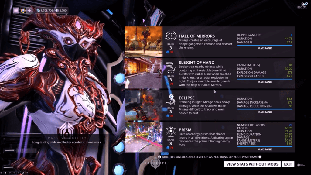 Mirage Prime Build Warframe Mirage Prime Build Mirage Build