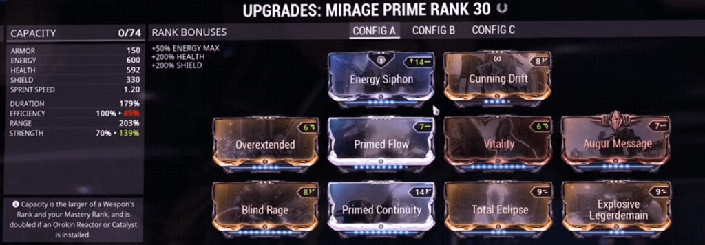 Mirage Prime Build Warframe Mirage Prime Build Mirage Build