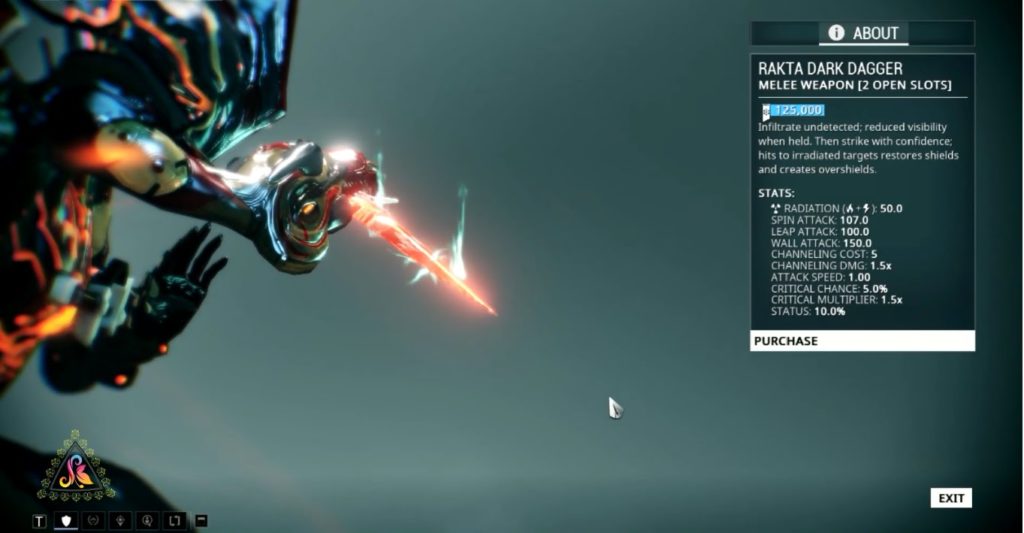 Rakta Dark Dagger Build - Warframe Blog