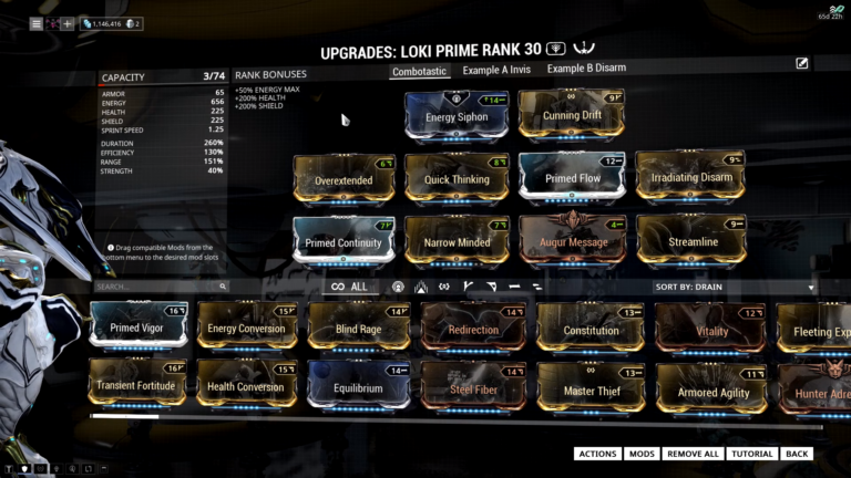 Warframe Loki Build. Loki Invisibility Build. Loki Prime Build