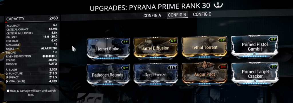 Pyrana Prime Build 5 Forma