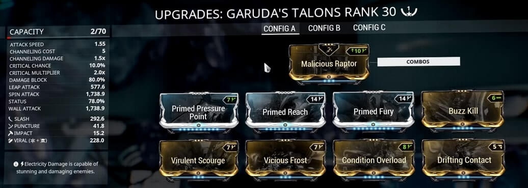 Talons warframe outlet